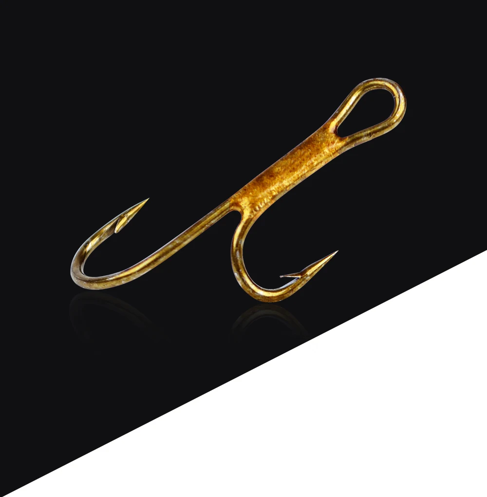 FISH KING 20 шт./лот 1#2#4#6#8# золотая углеродистая сталь рыболовные острые Крючки с окантовкой ножей Золотой колючий крючок рыболовные снасти