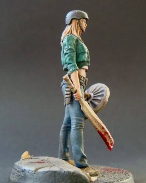 Масштаб 1/35 биохимическая смола для защиты зомби набор моделей фигурка