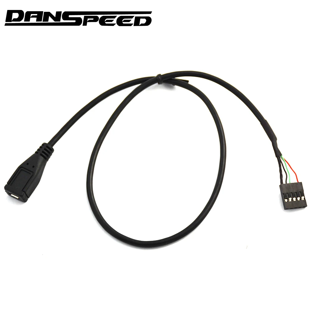 DANSPEED 50 см Micro USB Женский до 5P Pin Dupont провод кабель 2 54 мм Разъем материнская плата