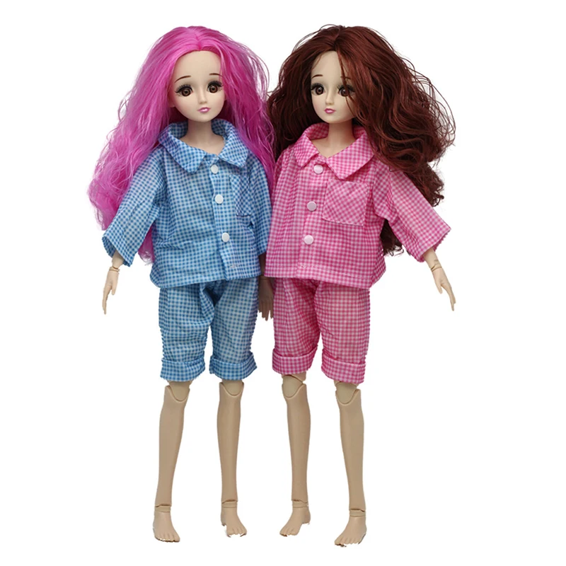 Одежда для сна куклы 60 см наряд сделай сам пижама 1/3 одежда игрушки аксессуары