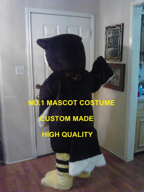 Костюм Маскота Ночной Совы с белым животом и черной спиной для взрослых, в стиле колледжа, аниме и косплея, под тему ночи, фантазийный наряд 1832.