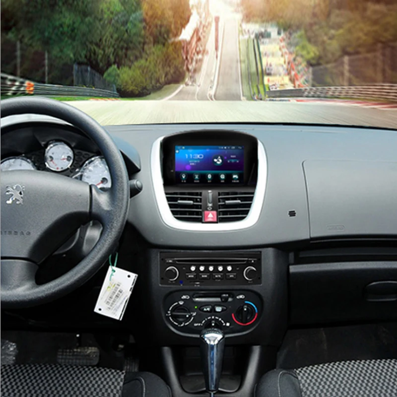 7 &quotAndroid 6 0 Автомобильный DVD стерео для peugeot 207 2014 2007 авто радио gps Навигация Аудио