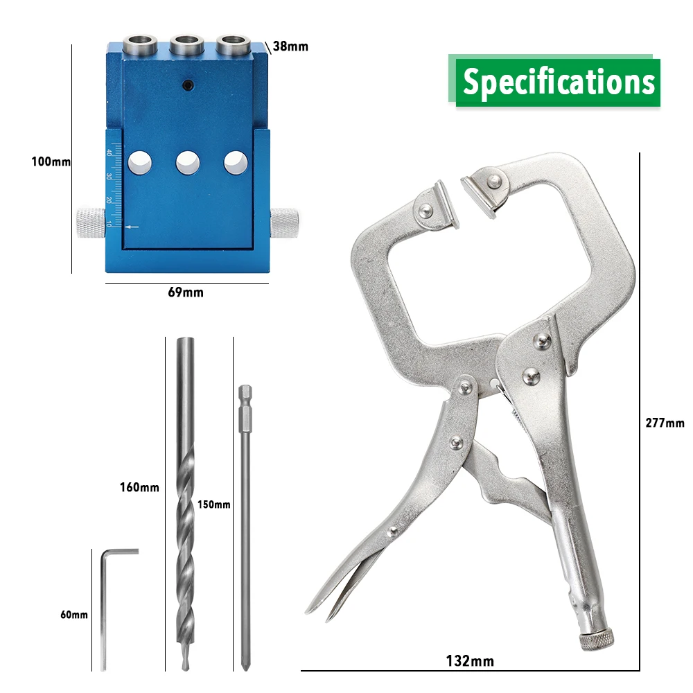 Набор направляющих для сверления отверстий деревообработки|Запчасти