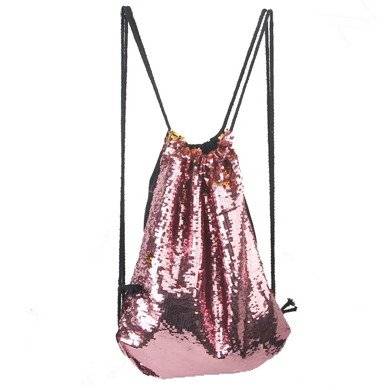 Brand Baellerry New Mermaid Sequins Backpack Fashion Women Drawstring Bag Students Girls Shopping Package | Багаж и сумки