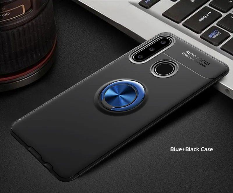 Матовый чехол для huawei P30 Lite Honor 20S чехол с металлическим кольцом для MAR-LX1M MAR-LX1H мягкий силиконовый бампер чехол s MAR LX1M LX1H