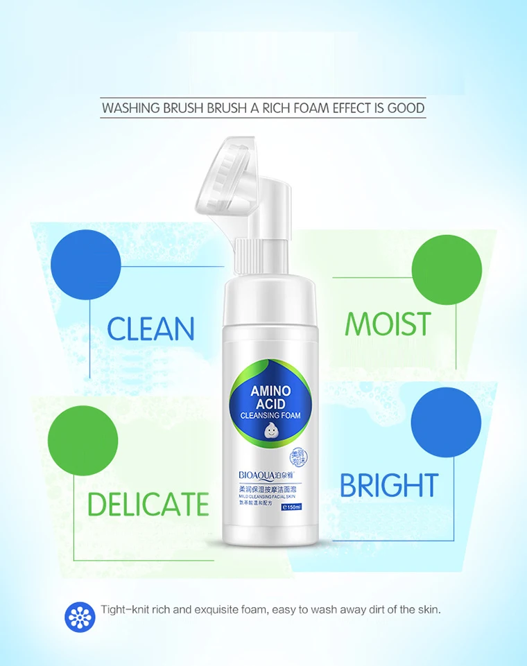 BIOAQUA питательные увлажняющие Очищающие средства для лица щетка против прыщей