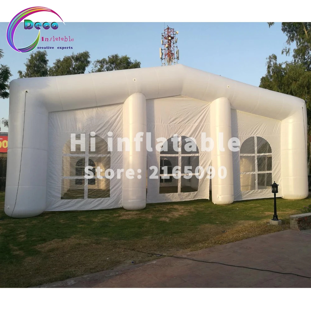 Модный дизайн большой открытый шатер надувной Свадебный праздник украшение