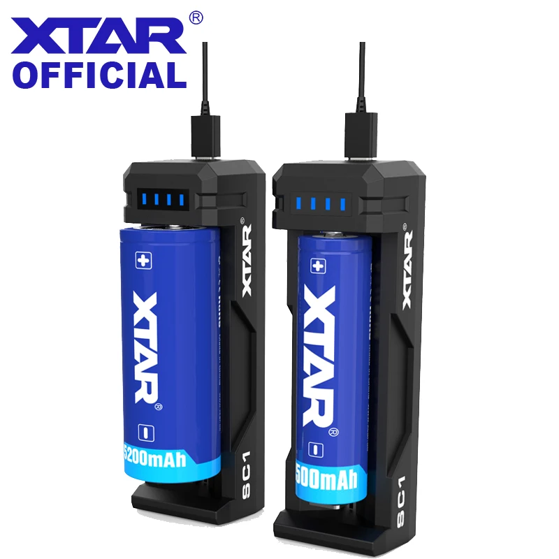 Зарядное устройство XTAR SC1 для аккумуляторов li ion 18700 20700 21700 22650 26650 18650|Зарядные
