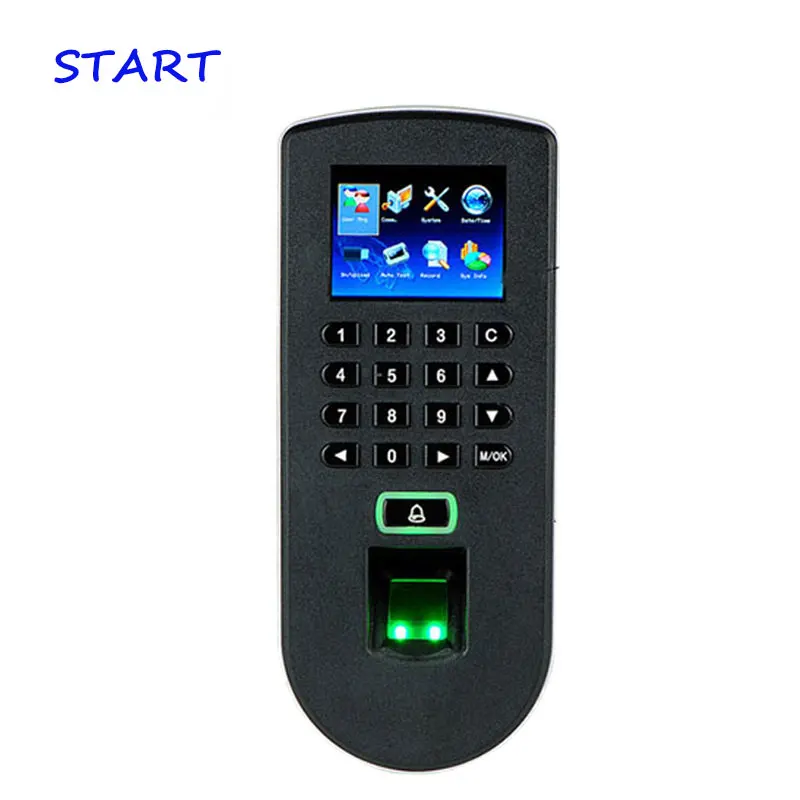 ZK 1900 система контроля доступа по отпечаткам пальцев терминал TCP/IP/U диск с