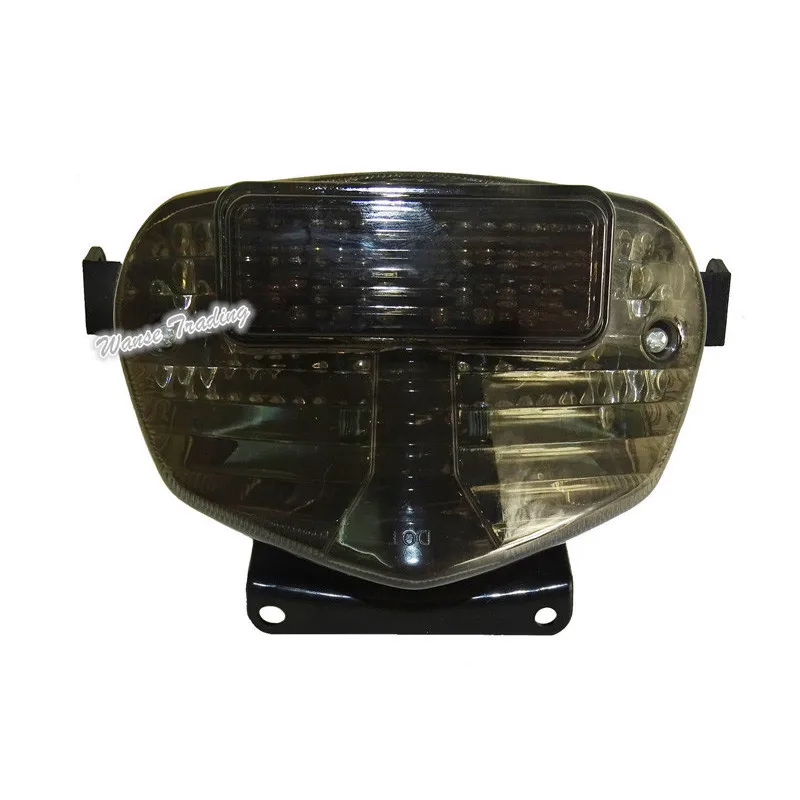 Waase для Suzuki GSXR750 GSXR 750 2000 2001 2002 2003 задний фонарь стоп-сигнал встроенные Сигналы поворота светодиодный свет - Цвет: Smoke Lens
