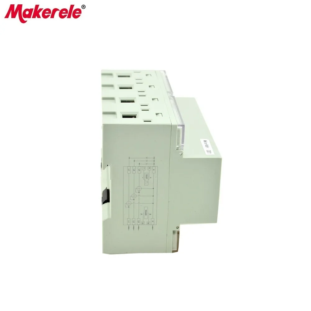Modbus RTU Din Rail MK LEM021GC портативный цифровой ЖК трехфазный измеритель энергии|phase energy