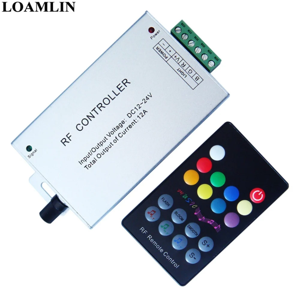 RGB Светодиодная лента 5050 30 светодиодов/м гибсветильник ПА 18 клавиш RF светодиодный