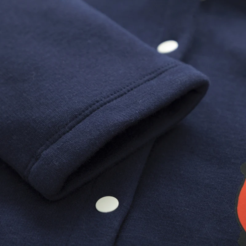 Комбинезон с капюшоном и графическим принтом из 100% хлопка|Ромперы| |