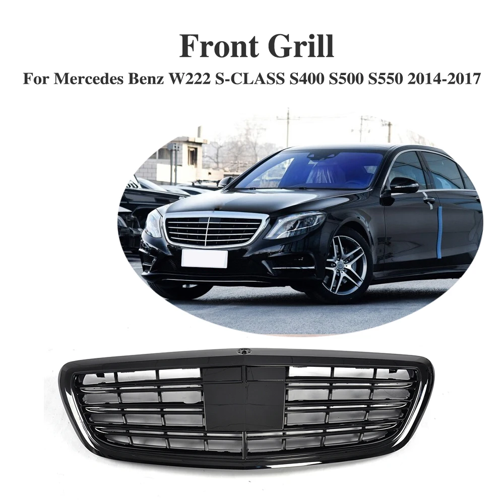 ABS передний бампер решетка облицовки радиатора аксессуары для Mercedes Benz W222 S CLASS S400