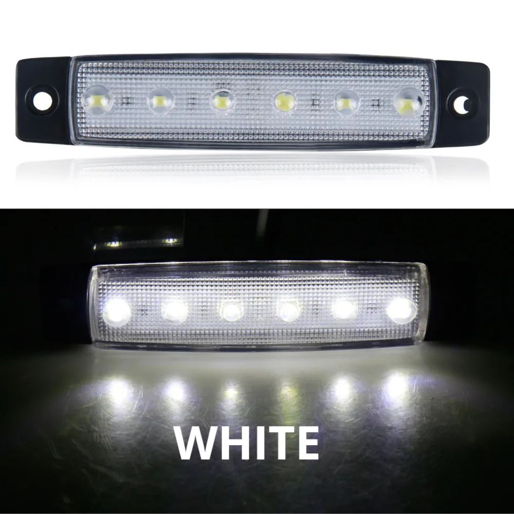 Автомобильный габаритный фонарь для грузовика боковой индикатор 6 светодиодный