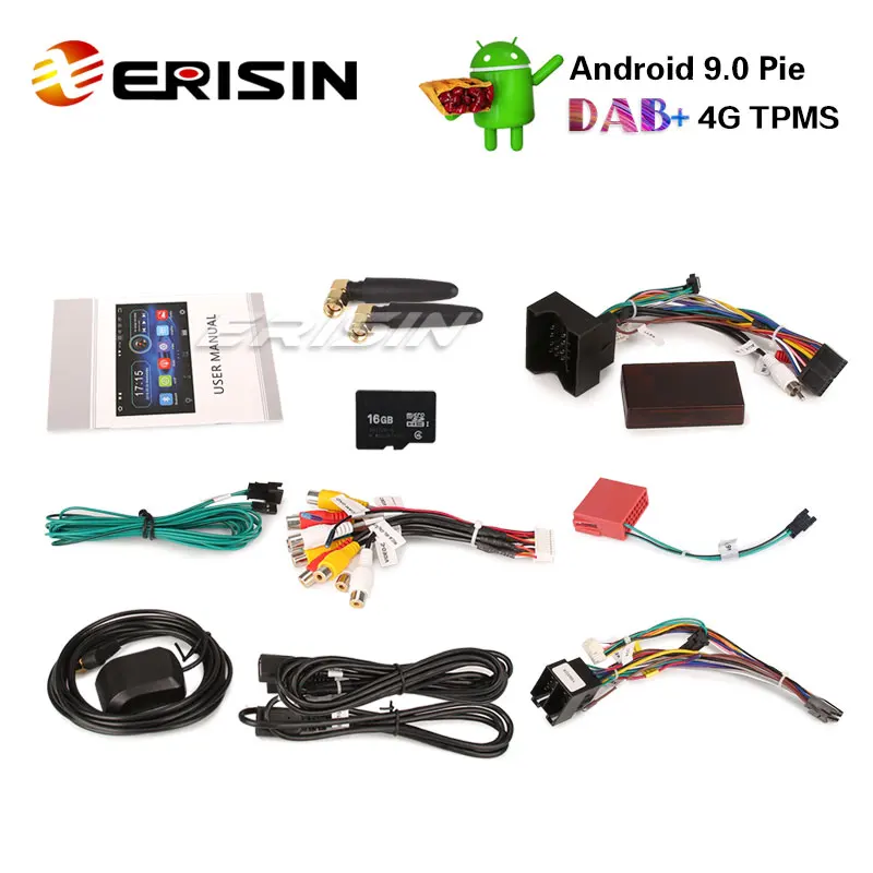 Erisin ES4992B 9 &quotAndroid 0 автомобильный стерео DAB + для Mercedes A/B Class W169 W245 Sprinter Viano