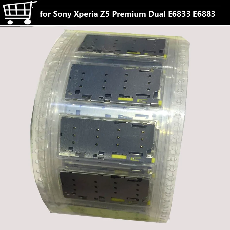 Сменный слот-лоток для сокета Sony Xperia Z5 Z 5 Premium Dual E6833 E6883 быстрая доставка |