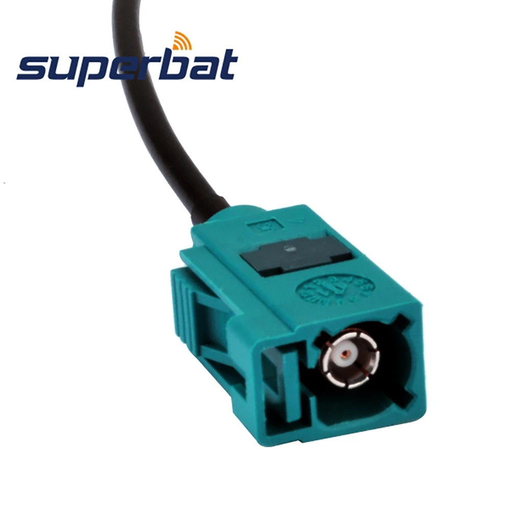 Superbat Fakra Female Z Code Radio Antenna Extension Pigtail Cable RG174 20cm