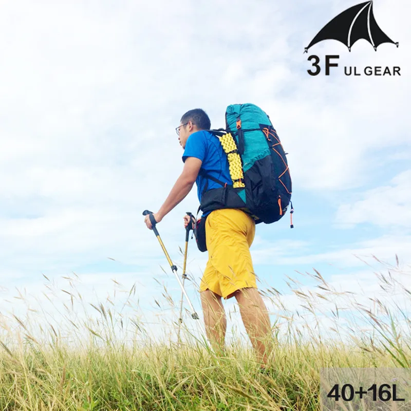 Водонепроницаемый походный рюкзак 3F UL GEAR легкий дорожный ранец для кемпинга