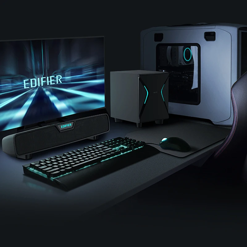 Беспроводной сабвуфер EDIFIER G7000 игровая Bluetooth Колонка DTS с объемным звуком RGB