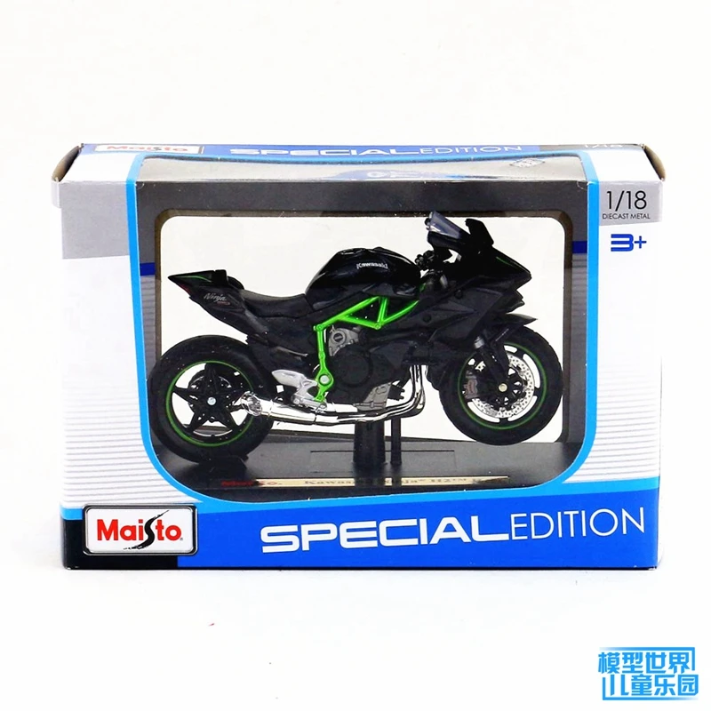 Модель мотоцикла Maisto 1/18 модель игрушек KAWASAKI 2HR литая металлическая игрушка для