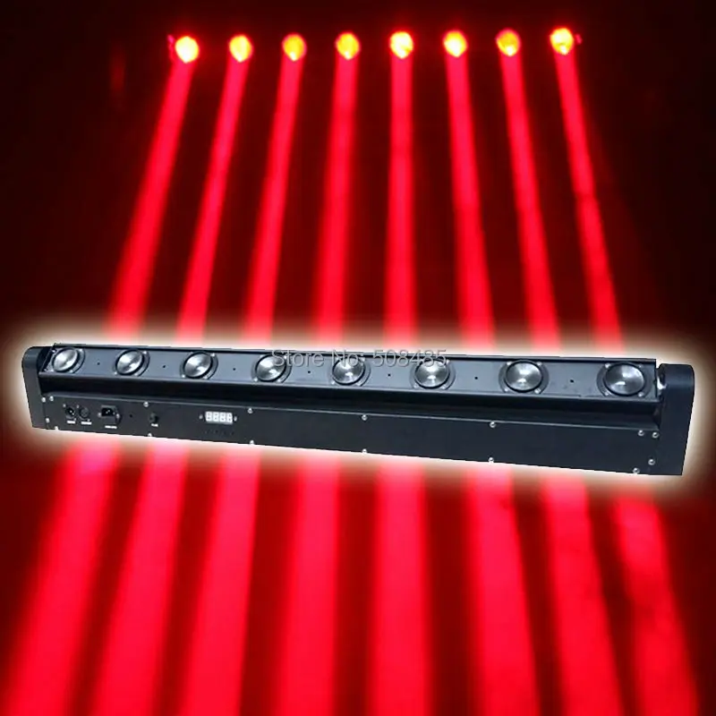 Сцсветильник свет 8*12 Вт луч RGBW Светодиодный шайба движущийся головной DMX 512 9/38