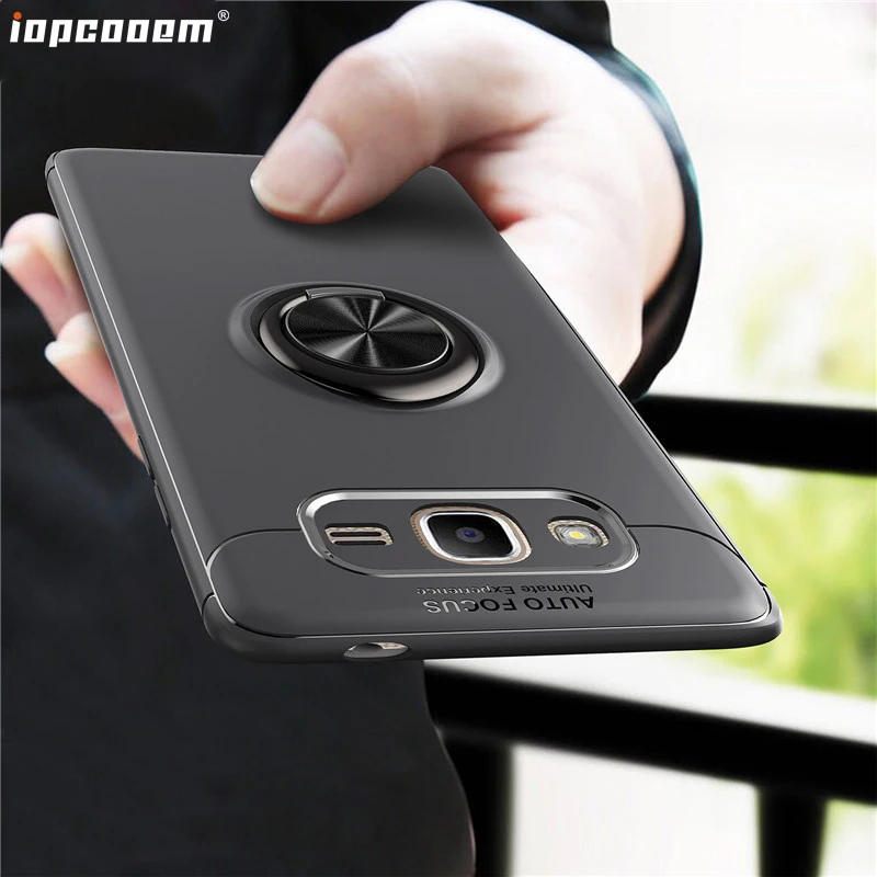 

For Samsung Galaxy J3 2015 Case J300 J310 J320 With finger ring Magnetism Holder Phone Back Cover For Galaxy J3 2016 Coque