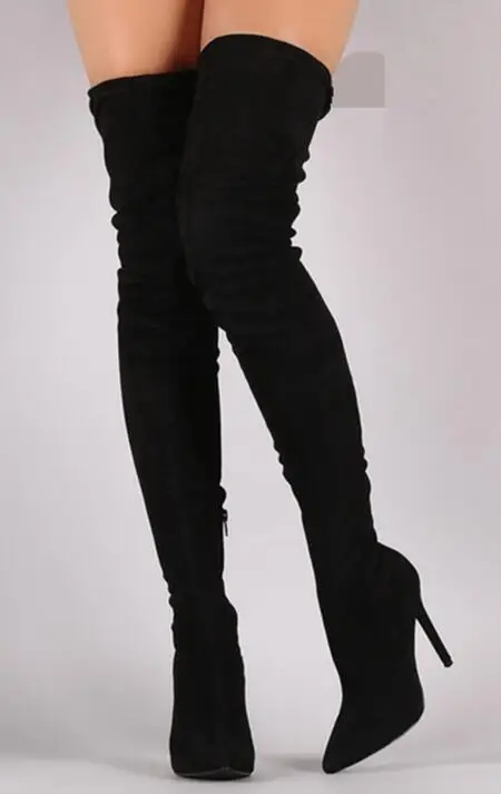 womens thigh high boots size 11