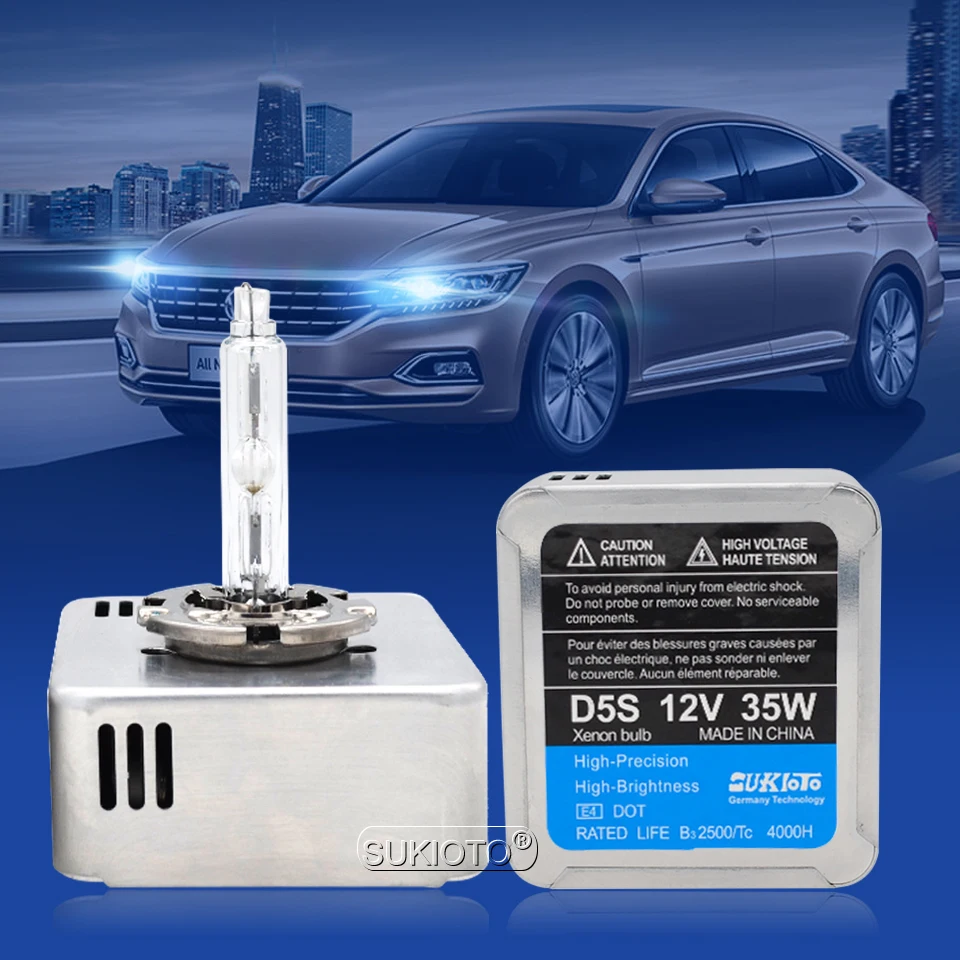 Ксеноновая Запасная лампа SUKIOTO ксеноновые фары для автомобиля Kit D5S 35W hid 0043411 25W Tiguan