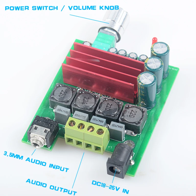 Новый цифровой усилитель мощности K.GUSS K36 2 0 Hi Fi AIUDIO TPA3116 50 Вт * полная плата DIY DC18