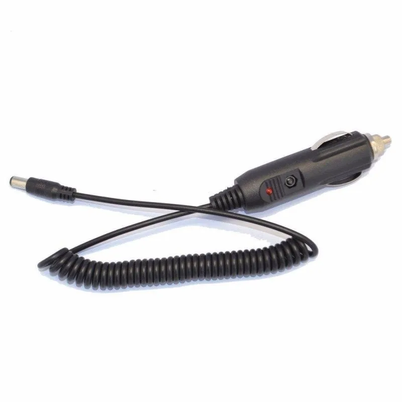 DC 12 V автомобиль Зарядное устройство Батарея кабель UV-5R UV5R+ UV-5RE плюс зарядки Кабели для Dual Band Радио