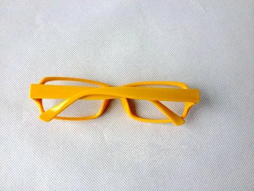 

Persona 4 Chie Satonaka Anime Eyewear Cosplay Glasses Yellow Frame