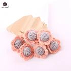 2 шт., деревянные бусины-прорезыватели для зубов