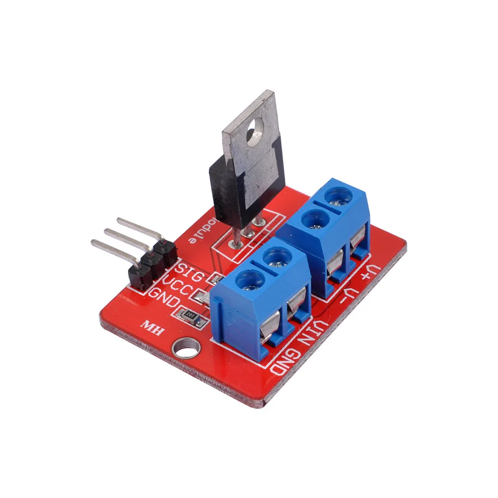 5 шт. 0 24 в топ Mosfet Кнопка IRF520 драйвер MOS модуль для Arduino MCU ARM Raspberry pi #