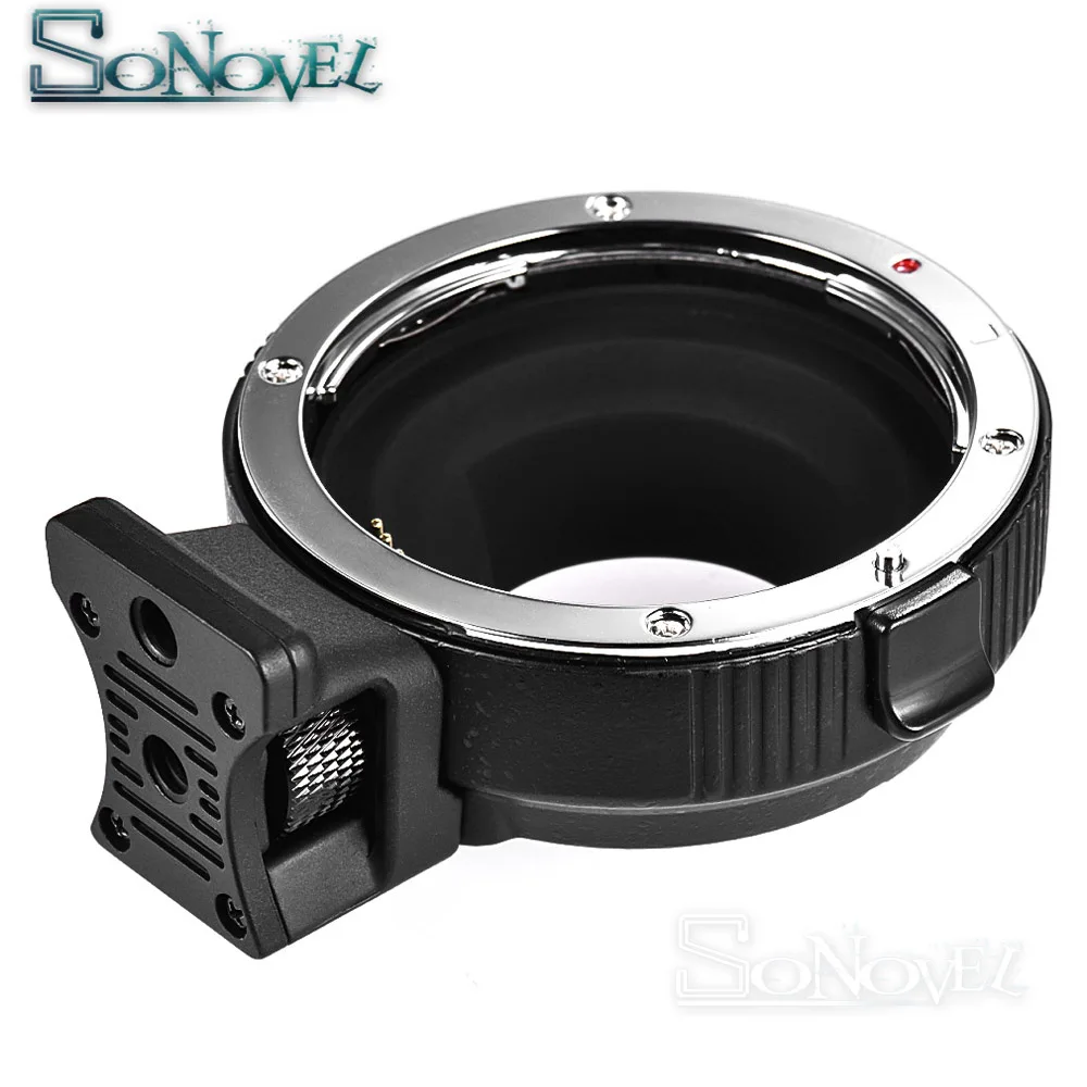 Адаптер объектива Commlite CM-AEF-MFT с автофокусом для EF/EF-S на M4/3 камеры Panasonic GH4 GH5 G7 G9 GX7 GF5
