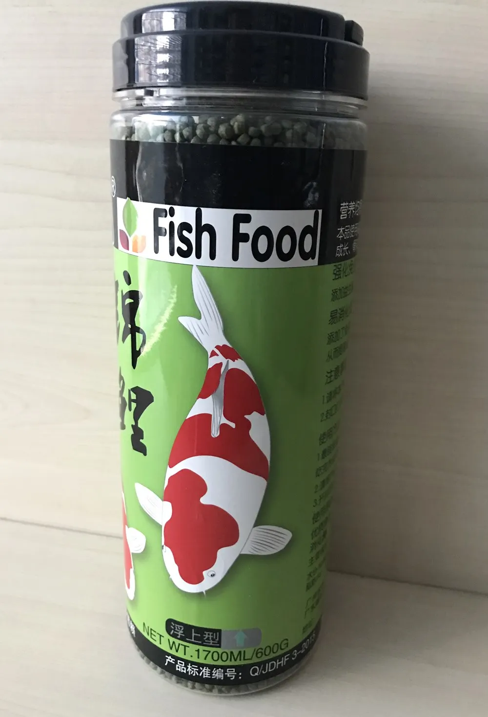 1700ML Кои пруд рыбные пищевые гранулы средние плавающие золотые рыбки гранулы Вибрация цвет повышение Спирулина пищевой аквариум 3 мм 1700 мл/бутылка - Цвет: 1700ML
