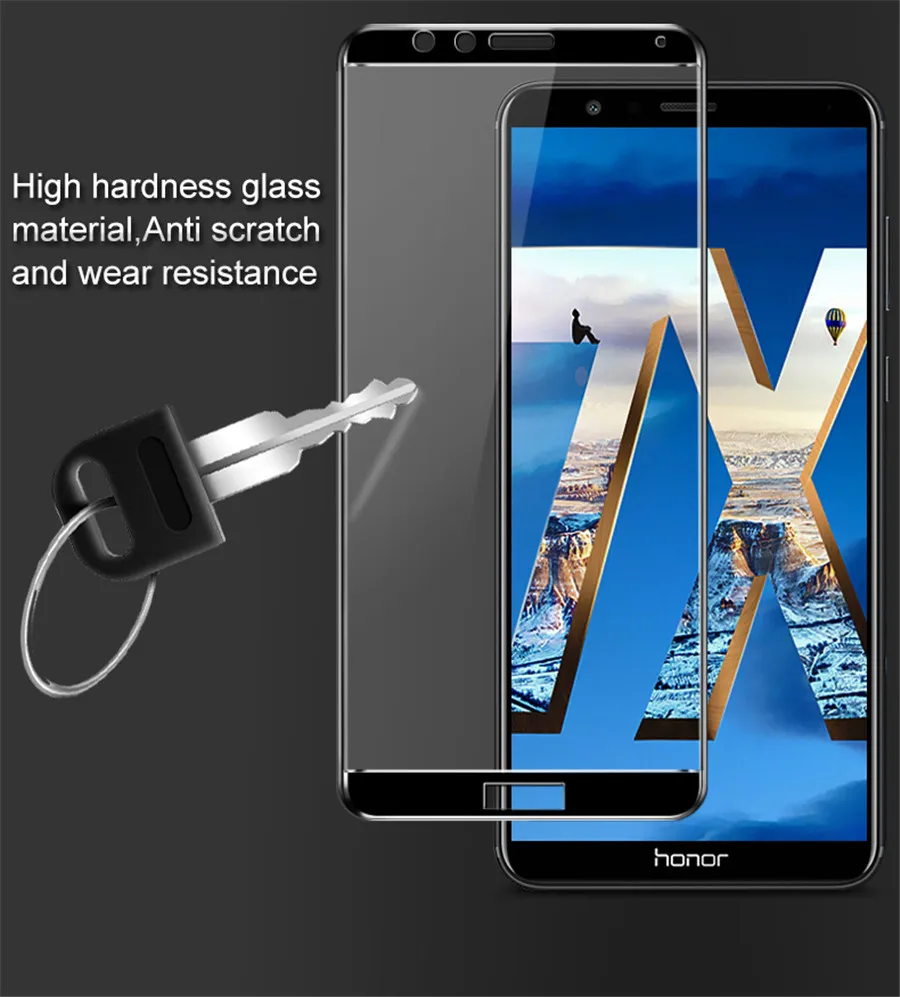 Фирменное закаленное стекло Imak с полным покрытием для Huawei Honor 7X 5 93 дюйма Премиум