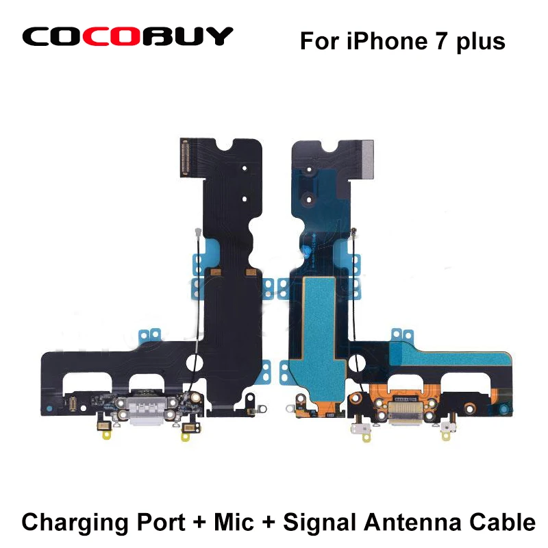 

10pcs/lot Charging Port with Flex Cable, Earphone Jack with MIC For iphone 6s/6sp/7/7p