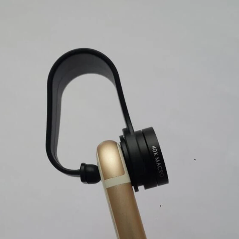 Универсальный макрообъектив для мобильного телефона 40X объектив Huawei Xiaomi Redmi iPhone 4