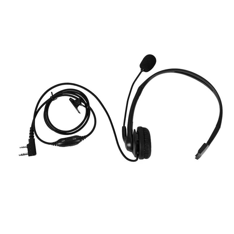 2 PIN PTT Mic наушники гарнитура для KENWOOD RETEVIS BAOFENG UV5R 5R/888S | Электроника