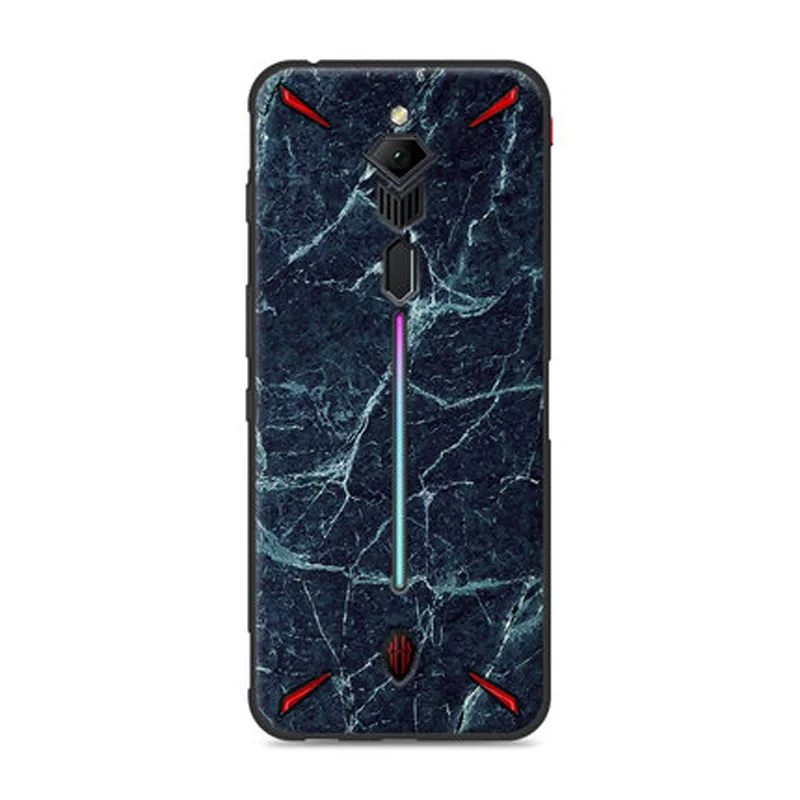 Чехол с принтом под дерево и камень для Nubia Red magic 3, Мягкая силиконовая задняя накладка из ТПУ, чехол для Nubia Redmagic 3, чехол для телефона s shell coque