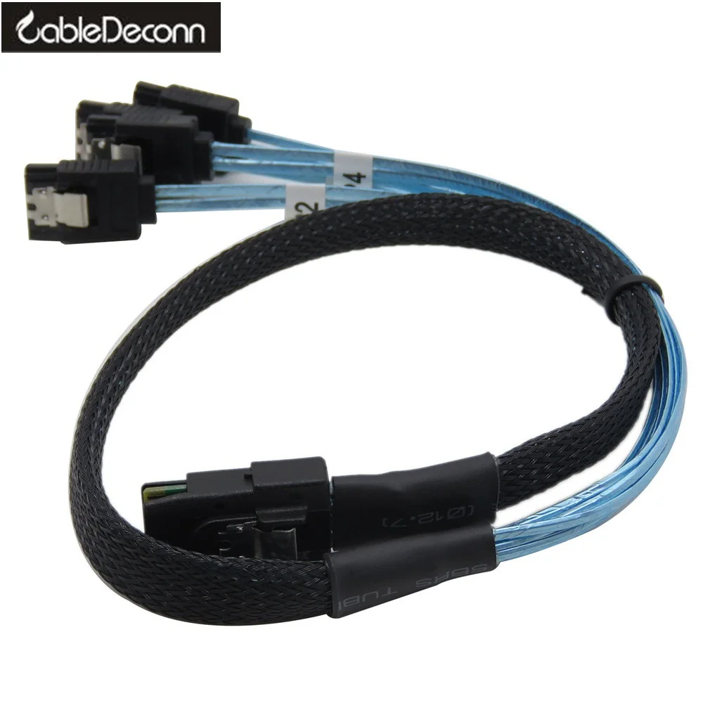 Обратный мини SAS SFF 8087 36 контактный 4 SATA 7 HD Sata кабель 0 5 м 1 м|sata cable|mini sas to satasata sata |