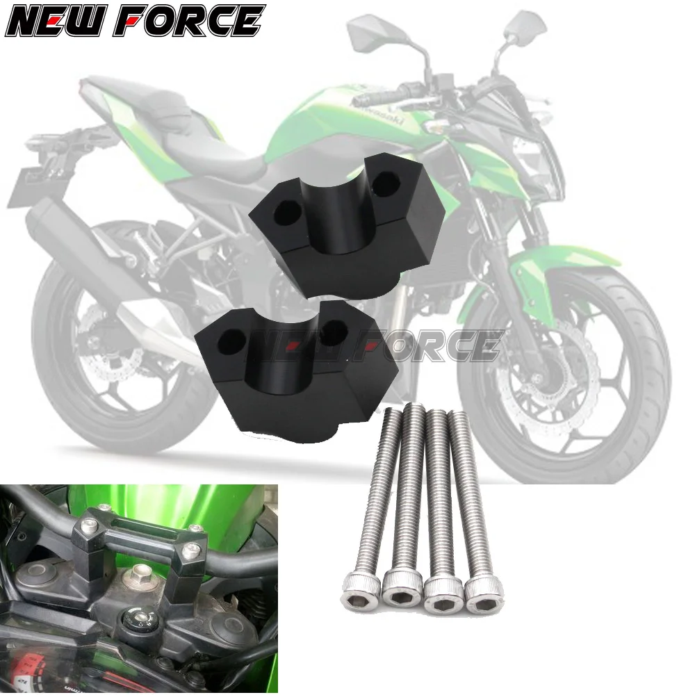 Переходник на руль для KAWASAKI Z250 Z300 Z800 Z 800/300/250 аксессуары мотоциклов увеличивает