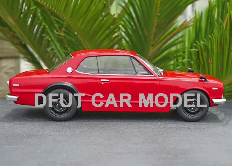 Литая под давлением игрушка из 1:18 сплава, модель автомобиля SKYLINE GTR KPGC10 GT-R, детская игрушечная машинка, оригинальная Авторизованная аутентичная детская игрушка