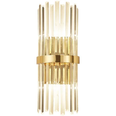 

American Luxury Crystal Wall Lamp Modern Simple Living Room Bedroom Bedside Lamp Decor Home Wall Sconce Light Fixture Luminaria