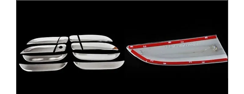 For Honda Fit Jazz Chrome Door Handle Covers Trim Set of 4Pcs 2001-2013 Car Accessories Stickers Styling | Автомобили и мотоциклы