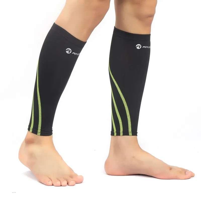 Black 1 pair Компрессионные носки для голени, компрессионные носки для голени, мужские и женские бегуны, спортивные Леггинсы - Цвет: Black 1 pair