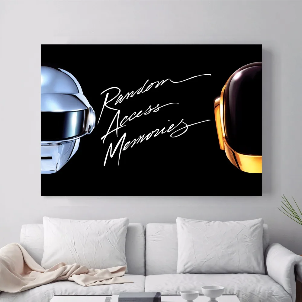 Daft панк случайный доступ воспоминания холст художественный Принт плакат