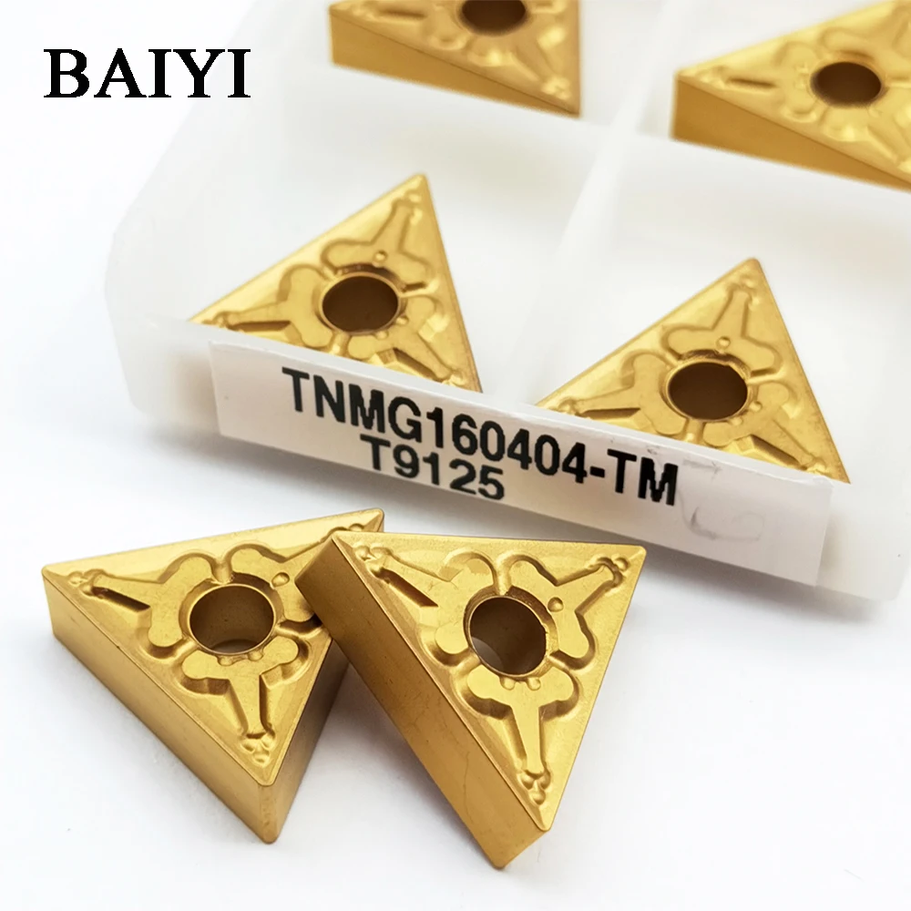 

10pcs high quality TNMG160404-TM T9125 cnc carbide inserts turning blade TNMG160404