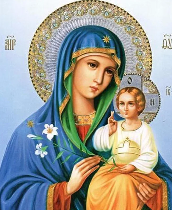 Алмазная вышивка 5d сделай сам волшебная алмазная живопись Дева Мария сын нашей